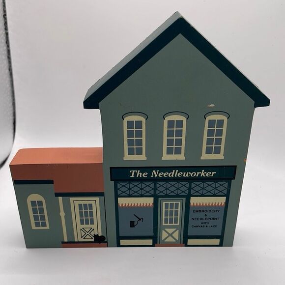 The Cats Meow Lot of 4 Wooden Home Decor Collectibles 1990’s Retro Vintage - Picture 3 of 10